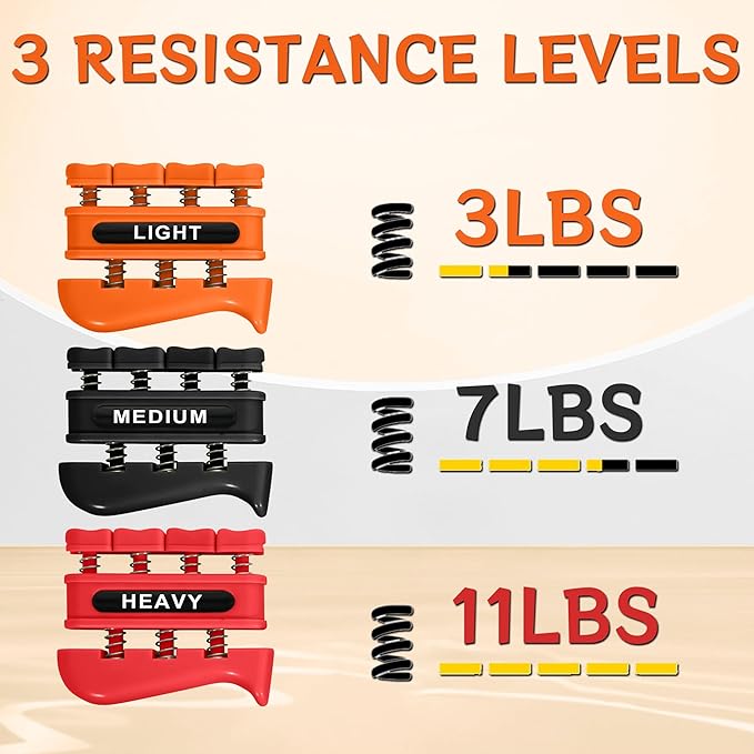Flex Therapy Bar and Grip Strength Trainers Set, Physical Therapy & Resistance Bar for Golfers Elbow,Tendinitis,Wrist,Forearms Pain, Improve Grip Strength and Relieve Pain
