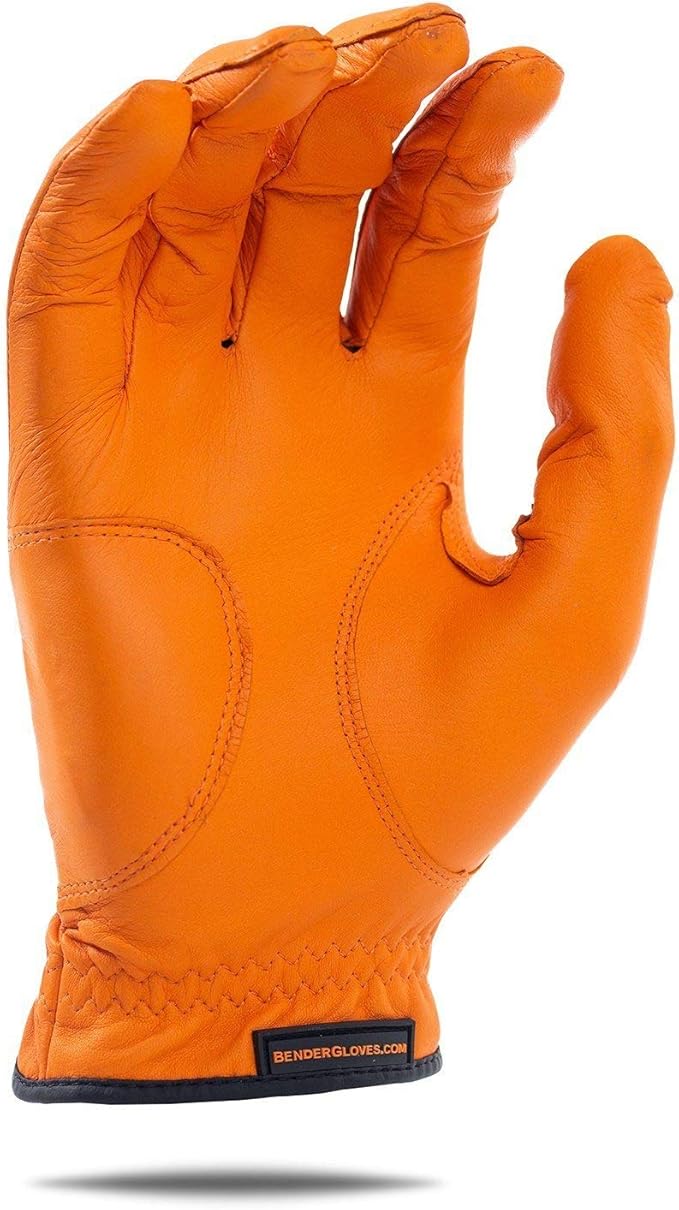 BG Bender - Mens Golf Glove, Durable Leather Golf Gloves, Unique Golf Gloves