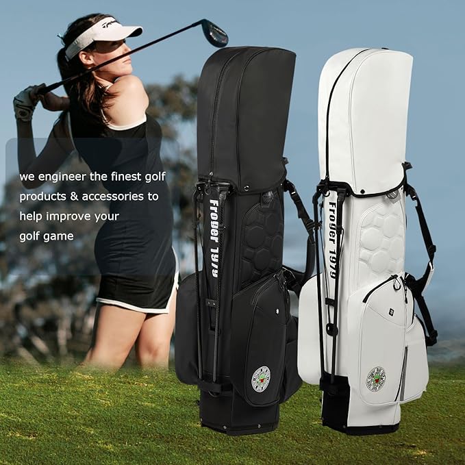 Golf Stand Bag - Lightweight Golf Bags for Men & Women, Standing Golf Bag Holds 14 Golf Clubs - 14-Way Dividers with Premium Materials & Magnetic Pocket