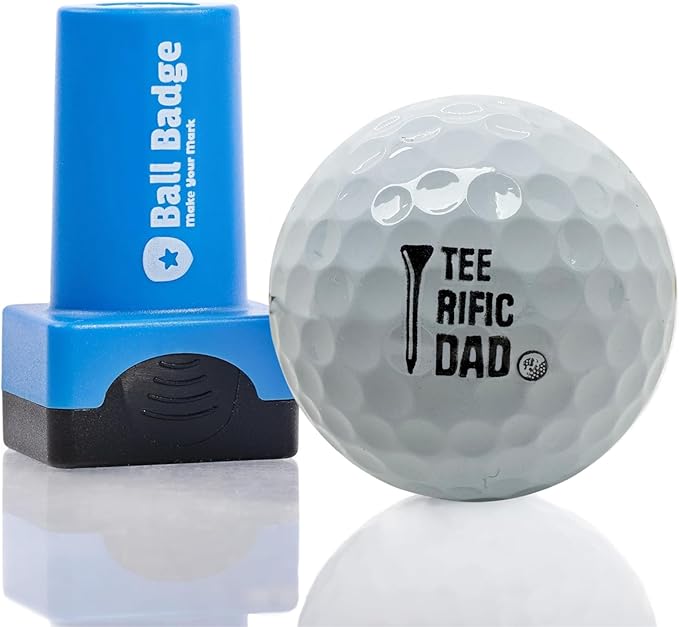Ball Badge - Golf Ball Stamp (The Icon Series), Golf Ball Marker, Reusable Golf Ball Marking Tool to Identify Golf Balls