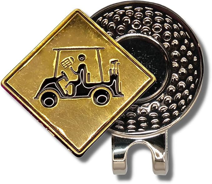 Mulligan Hooligan Golf Ball Marker + Magnetic Hat Clip, Funny and Unique Golf Gift, Premium Quality, The Perfect for Your Favorite Golfer, Golf Accessories for Any Occasions