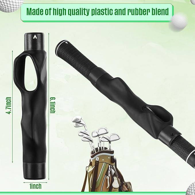 4 Pcs Golf Grip Trainer Attachment for Improving Hand Positioning Right Handed Golf Club Grip Trainer Swing Equipment for Beginner Correct Posture