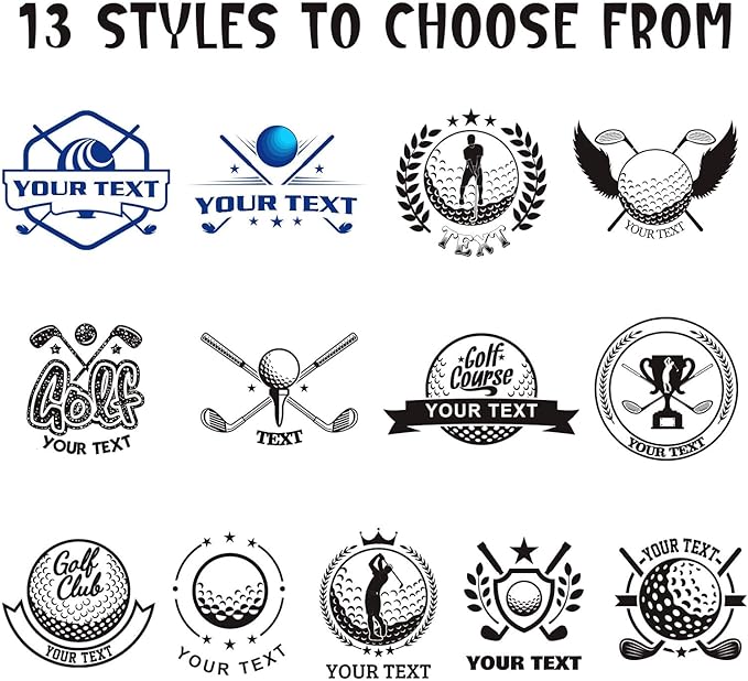 Custom Golf Ball Marker Hat Clip Personalized Magnetic Golf Ball Markers Customized with Photo Logo Text Name Gifts for Men Women Golfers