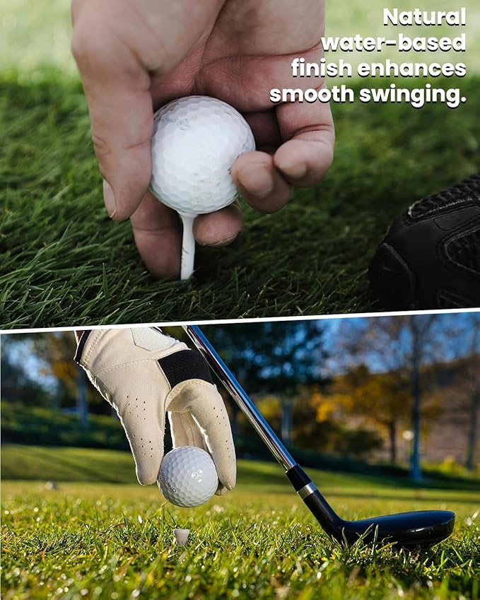 Bamboo Golf Tees 1000 PCS, 2-3/4 inch(70mm) & 3-1/4 inch (83mm) Length, Stronger Than Wood Tees