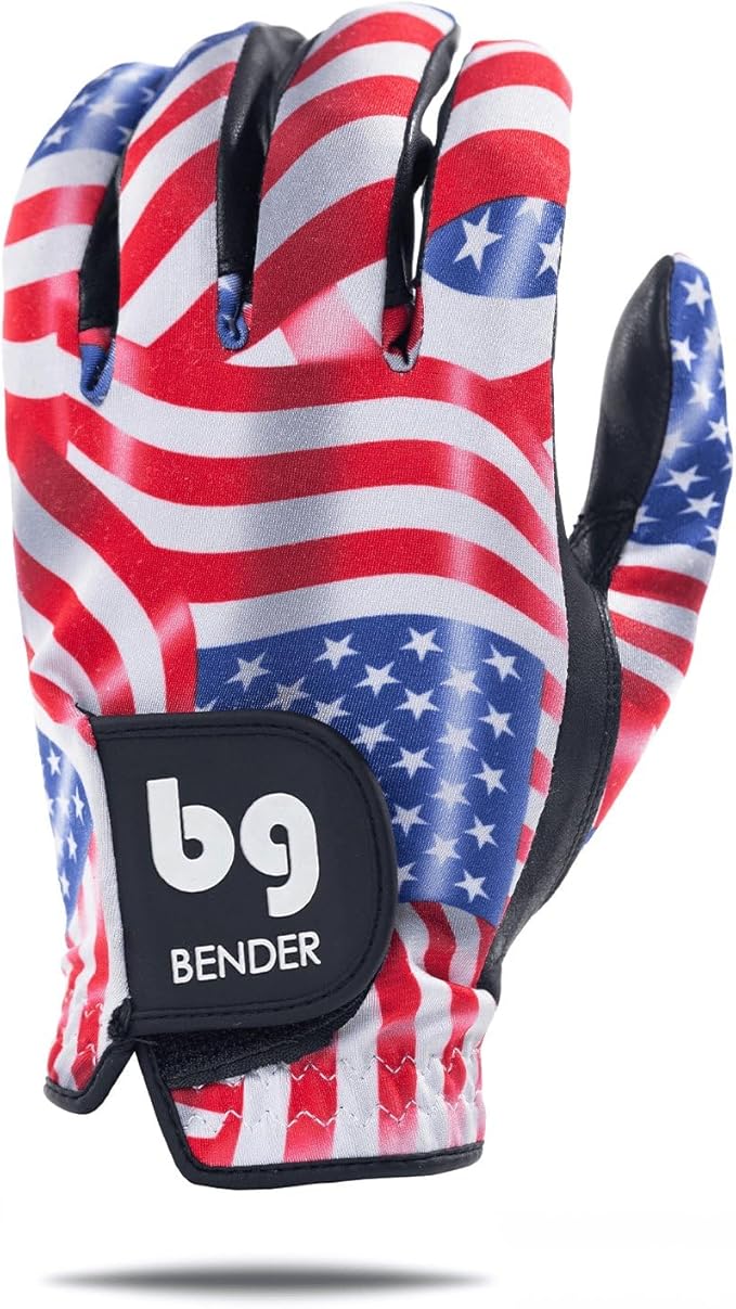 BG Bender - Mens Golf Glove, Durable Spandex Golf Gloves, Unique Golf Gloves