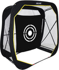 Golf Pop-Up Practice Net: 6x6x3ft Portable for Backyard Training Garage Use Youth Men Women Driving Range Gift