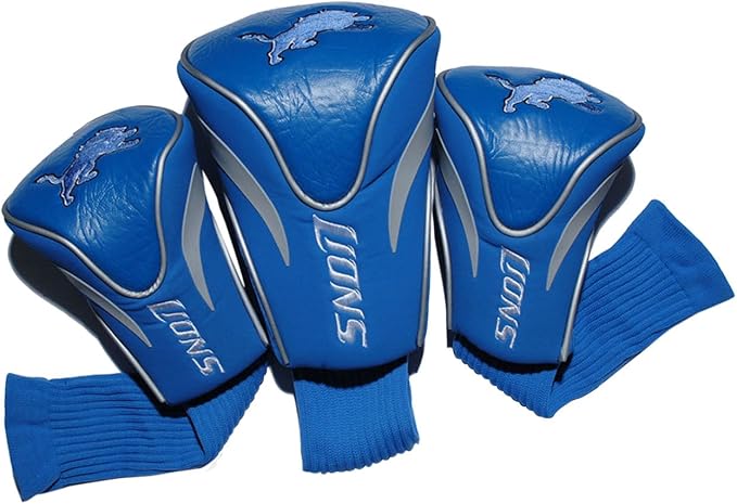 Team Golf NFL Numbered 1, 3, & X, Fits Oversized Drivers, Utility, Rescue & Fairway Clubs, Velour Lined for Extra Club Protection