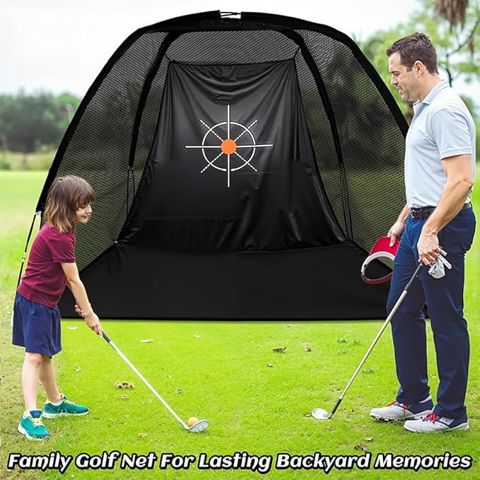 Gagalileo Golf Net: Training for Teens Beginners with Target Portable Indoor Outdoor Hitting Practice