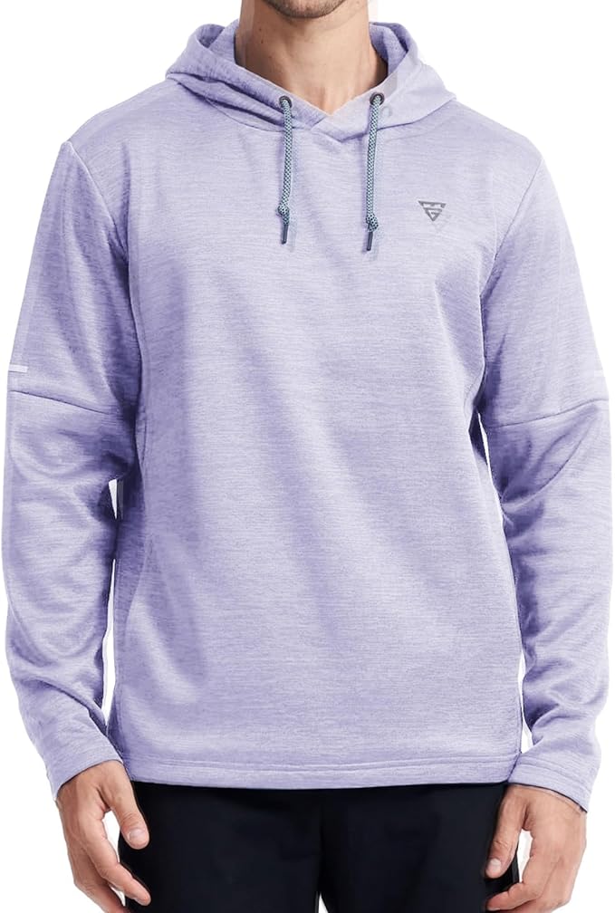 Hoodies for Men Golf Fleece Hooded Sweatshirts Dry Fit Athletic Lightweight Casual Midlayer Mens Hoodies Pullover