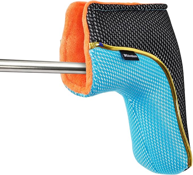 Andux Gold Putter Cover Golf Blade Putter Head Covers MT/TG31