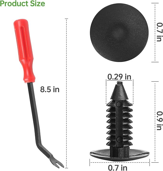 10L0L Universal Golf Cart G&E X-Mas Tree Rivets Fits EZGO Club Car Yamaha OEM#1010434 (50 PCS)