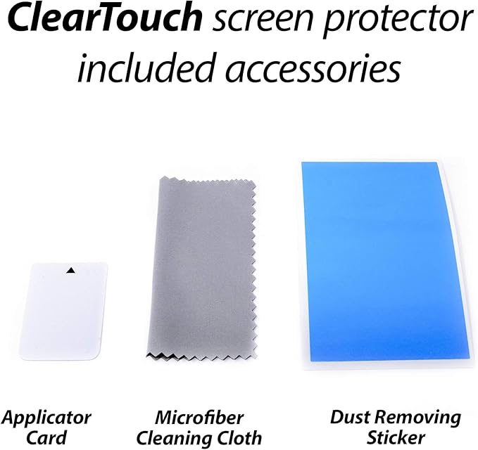 BoxWave Screen Protector Compatible with Mercedes-Benz 2023 AMG CLA 35 Display (7 in) - ClearTouch Anti-Glare (2-Pack), Anti-Fingerprint Matte Film Skin
