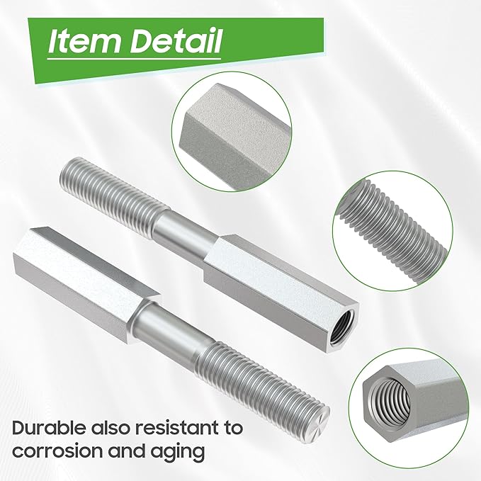 10L0L Golf Cart Shock Absorber Extension Rod for EZGO Club Car with Lifts Kit or Other Modifications to Raise The Body,Compatible with Front Rear Shock Absorbers 70928-G01, 76418-G01, 70630-G01