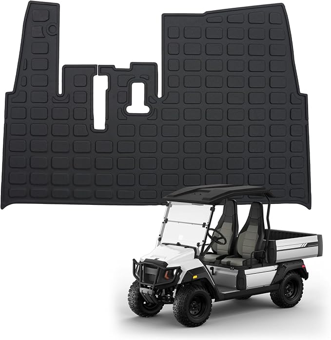Floor Mats Compatible with 2017-2025 Yamaha Drive2 and UMAX Rally TPE All Weather Guard Protector for 2024 Drive2 Accessories