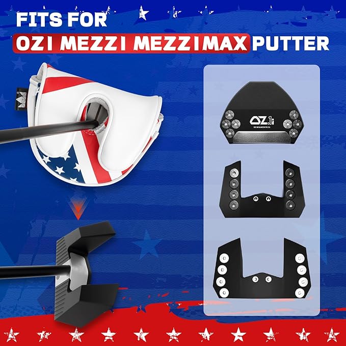 Craftsman Golf Mallet Center Shaft Putter Headcover for OZ.1 MEZZ.1 MAX