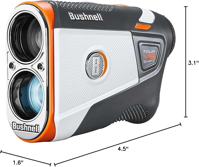 Bushnell Tour V6 / Tour V6 Shift Laser Golf Rangefinder with Wearable4U Bundle