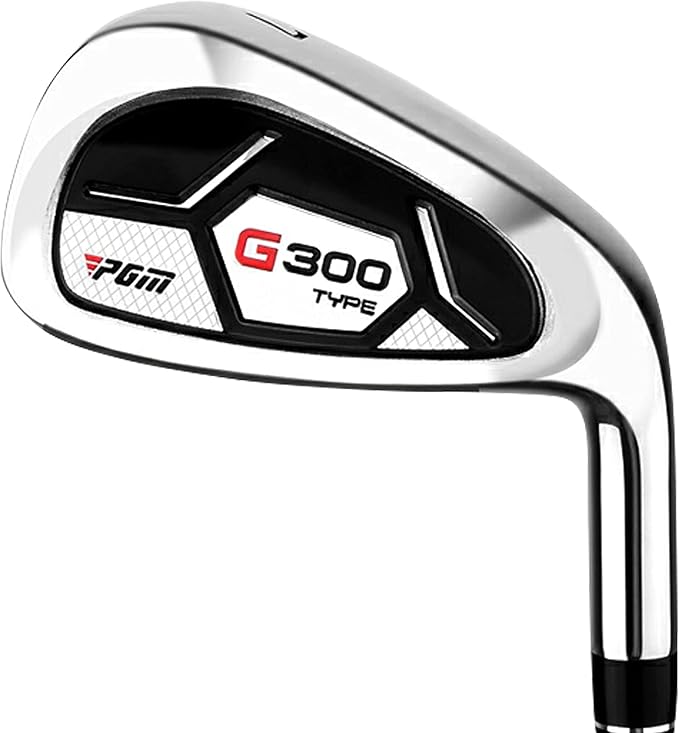 PGM 18 Pieces Men’s Golf Club Set 12pcs Clubs – Titanium #1 Driver, Draw-Biased Hybrid, High-Strength Irons, Forgiving Putter, Stand Bag with 5 Head Covers