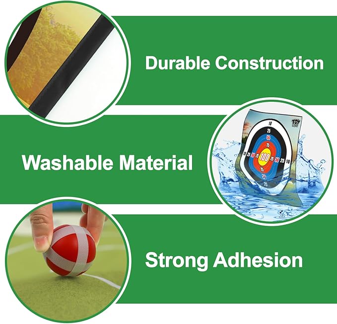 TOY Life Chipping Golf Practice Mats Golf Game Training Mat Indoor Outdoor Games for Adults Family Kids Outdoor Play Equipment Stick Chip Golf Set Backyard Game(Patented)