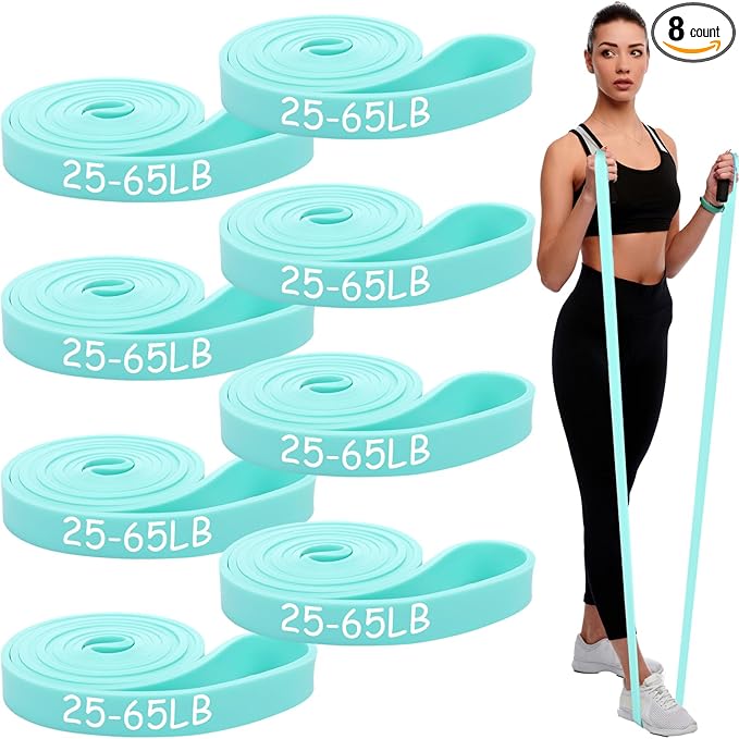 8 Pcs Resistance Bands Pull up Bands Pull up Assistance Bands Exercise Workout Bands for Working Out Muscle Training Physical Therapy Muscle Training Men and Women