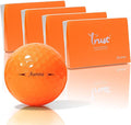 Trust Golf Balls - Aurora & Rosa Crystal Urethane Series | Eye-Catching & Easy to Spot | Maximum Distance, Soft Feel, Straight Flight, & Greenside Control | Blue, Orange, Pink, Yellow | 12 or 48 Balls
