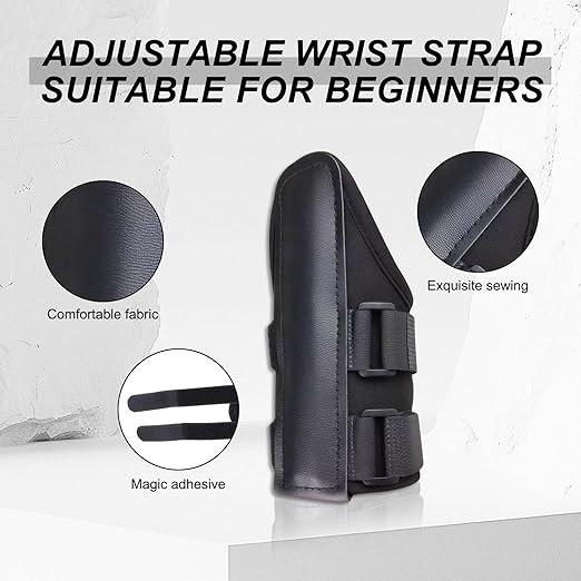 panthra Golf Wrist Training Aid, Golf Wrist Brace, Firm Fit, Hand Gesture Practice Tool Wrist Correction, Suitable for Beginners to Train Grip and Swing Training Aids (Black)