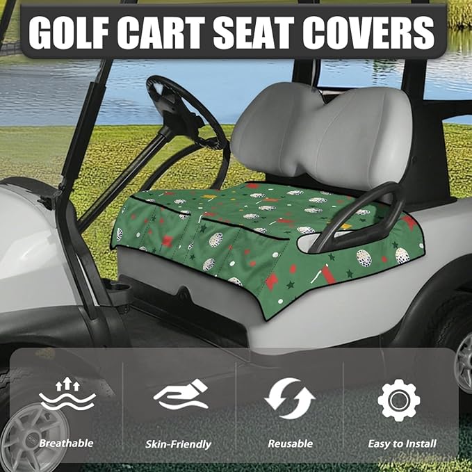 Golf Cart Seat Covers Universal Golf Cart Seat Cover Blanket Cushion Cover Sports Golf Cart Accessories