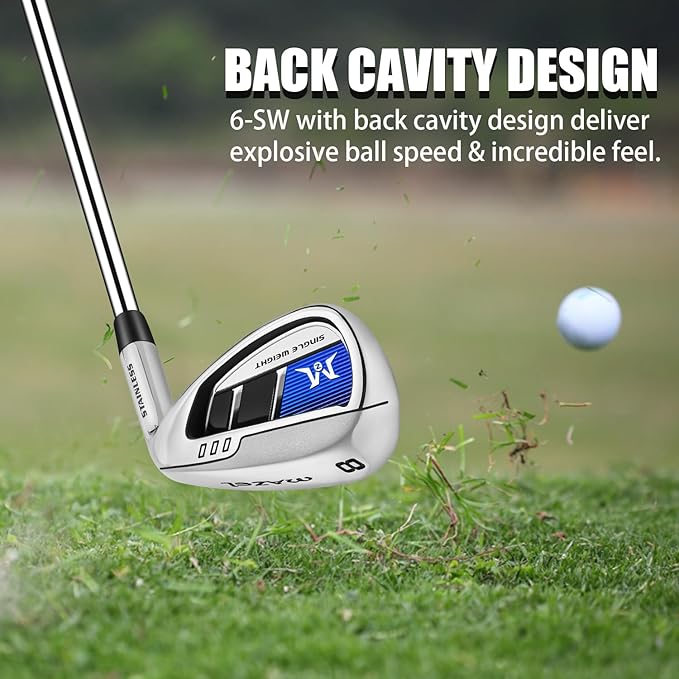 MAZEL Single Length Golf Club Irons Set for Men & Women,Right Handed