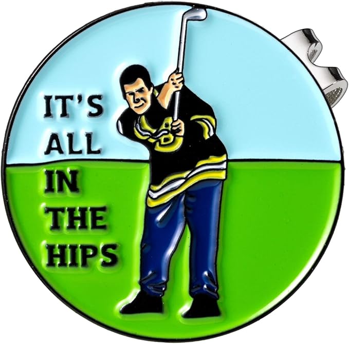 Artpreti Golf Ball Marker with a Standard Magnetic Hat Clip, Funny Golf Ball Marker Hat Clip for Men Women, Premium Golf Gifts for Men Women, Golf Accessories for Golf Lovers
