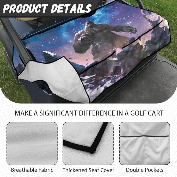Golf Cart Seat Covers Universal Golf Cart Seat Cover Blanket Cushion Cover Sports Golf Cart Accessories