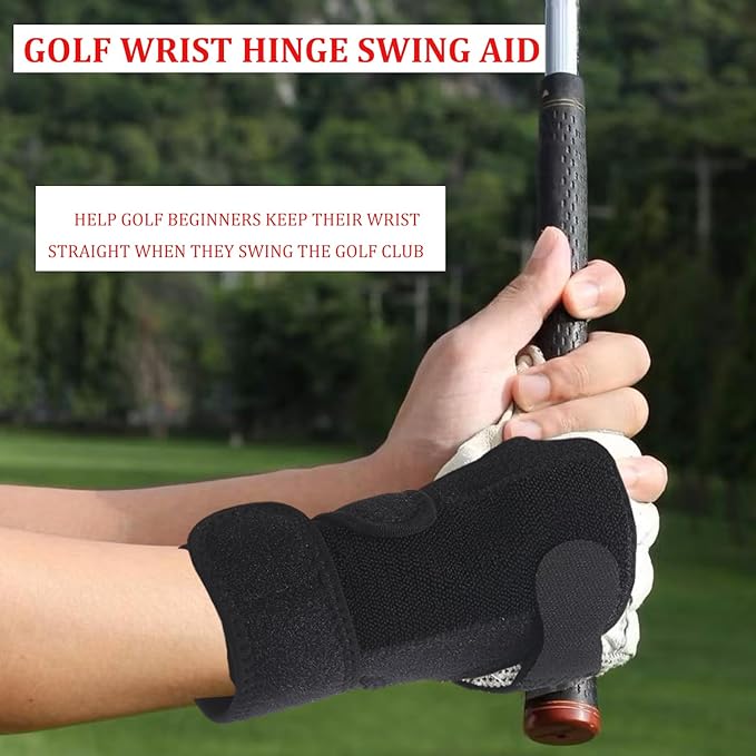 WIGERLON Golf Wrist Brace for Keeping Wrist Straight,Golf Wrist Training Aid for Men and Women,Wrist Hinge Golf Wing Trainer,Golf Wrist Hinge Trainer to Correct Wrist’s Angle