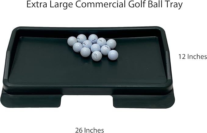 36" x 60" Pro Residential Practice Golf Mat Synthetic Turf Artificial Grass with Ball Tray, Nylon Golf Mat with 5mm Foam