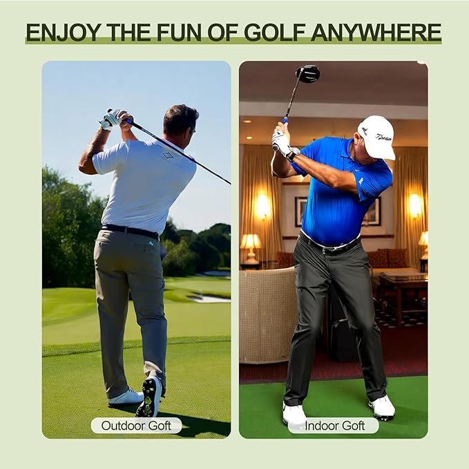 Pro Golf Grip Trainer & Swing Aid - Right-Handed Golf Club Training Equipment for Shot Accuracy, Consistency & Swing Trajectory, Fits All Golfers from Beginners to Advanced, Usable at Home & Practice Range