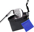 Golf Club Cleaner Bag with Towel Removable Golf Ball Washer Retractable Towel Golf Gifts for Men Women Golfers