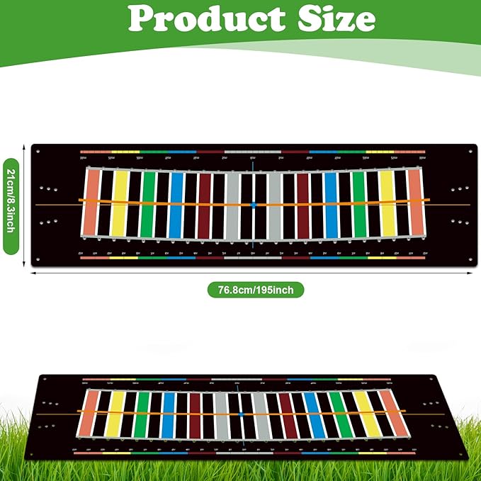 Golf Putting Mats Practice Indoor 30 x 8.27 Inch Golf Putting Practice Training Aid Alignment Track Green Mat Exercise Putter Training Supplies