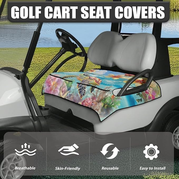 Golf Cart Seat Covers Universal Golf Cart Seat Cover Blanket Cushion Cover Sports Golf Cart Accessories