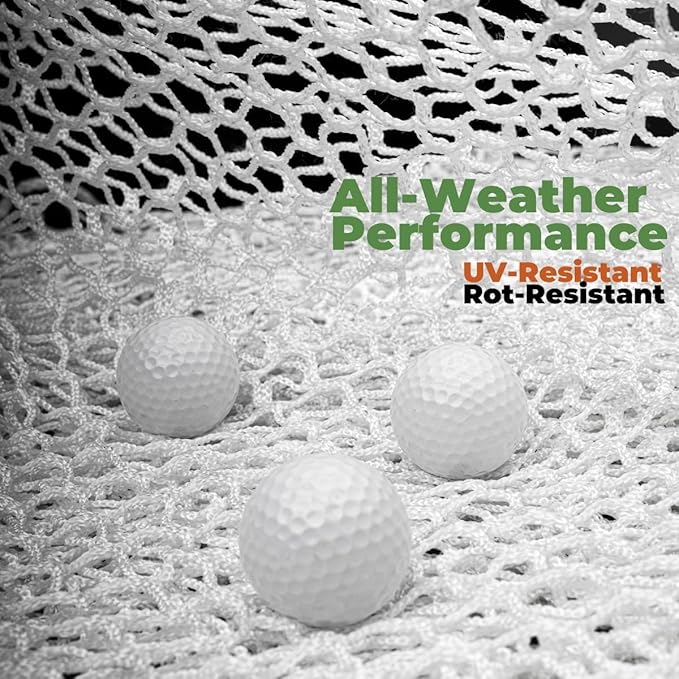 Golf Netting Material 10'x10', 10'x15',10'x20' - Golf Hitting Net for Backyard - Sport Netting Barrier for Sports