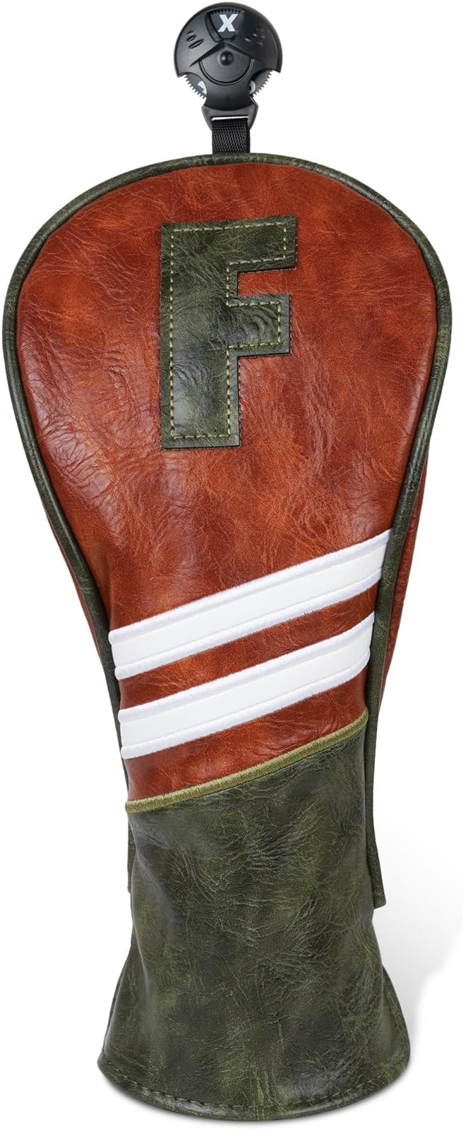 Craftsman Golf Club Head Covers 3pcs or 1pc Classic Brown Golf Headcovers Set Golf Club Headcovers for Driver Fairway Utility/Hybrid Woods Headcovers