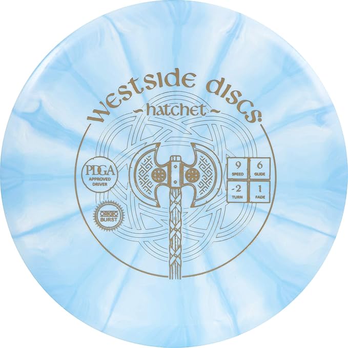 Westside Discs Origio Burst 6-Disc Golf Set - Beginner Frisbee Golf Discs Set for Men - 2X Drivers, 2X Fairway Driver, 1x Midrange & 1x Putter - Mini Marker Included - Colors Will Vary