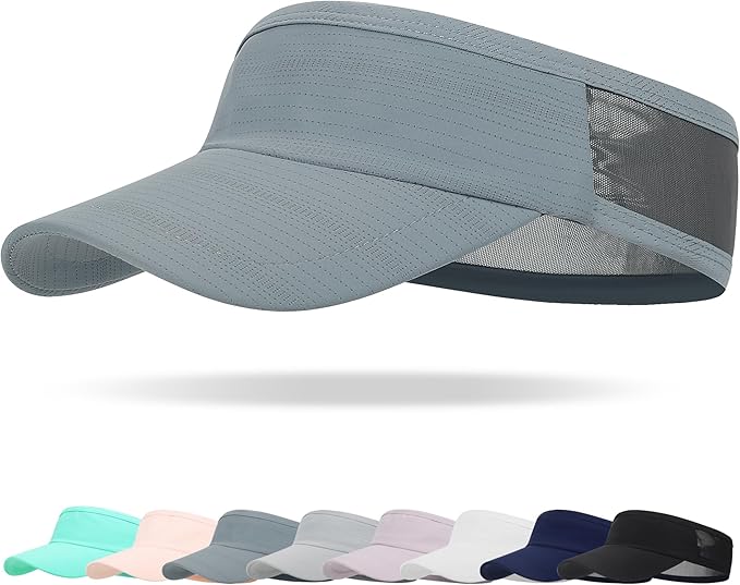 HH HOFNEN Sports Sun Visor Cooling Lightweight Stretchy Packable Running Golf Visor Hat for Men Women