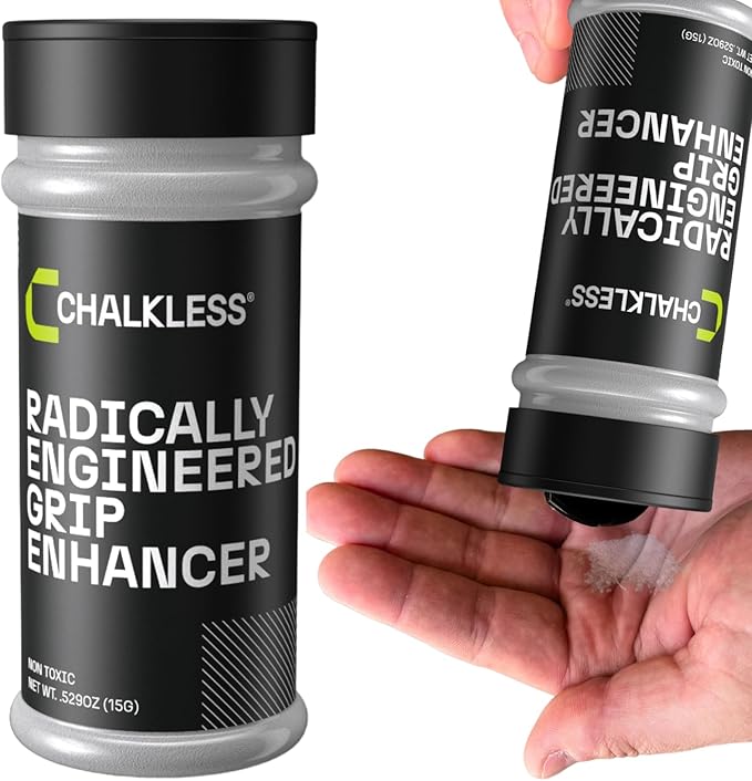 Chalkless Grip Enhancer, Less Mess Non Toxic Replacement for Liquid Chalk, Grip Solution for Weightlifting, Gaming, Tennis, Golf, Engineered to Improve Grip for Longer