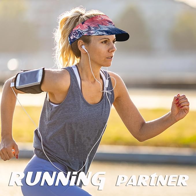 Sun Visor Hat Men Women for Sun Protection Running Fishing Tennis Golf