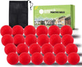 FINGER TEN Golf Practice Balls Foam Colored Value 12 24 50 Pack, Lightweight Golf Ball Limited Flight for Indoor Outdoor Driving Range Backyard Training Safe Practice Good Value