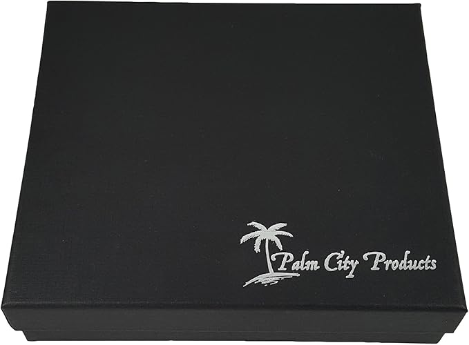Palm City Products Golf Flask Gift Set - 10 oz Round Flask Engraved with Fore - Great Gift for Golfers