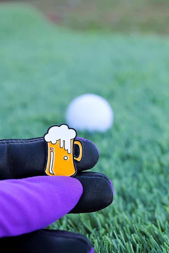 Mulligan Hooligan Golf Ball Marker + Magnetic Hat Clip, Funny and Unique Golf Gift, Premium Quality, The Perfect for Your Favorite Golfer, Golf Accessories for Any Occasions