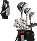 Precise M5 Men’s Golf Set – 460cc Driver, Wood, Hybrid, 5-PW Irons, Putter, Stand Bag, 3 Headcovers