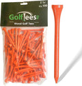 Wood Golf Tees - Standard Golf Tees for Men and Women