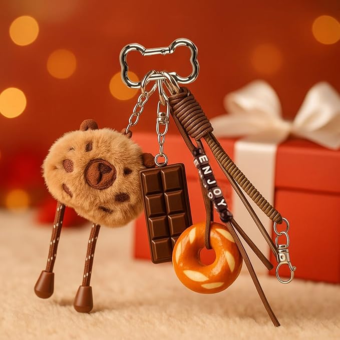 Georgie Porgy Bag Charms Keychains Handbag Accessories for Women Purse Backpack Sports Bag Pendant Cute Unique Gift for Girls