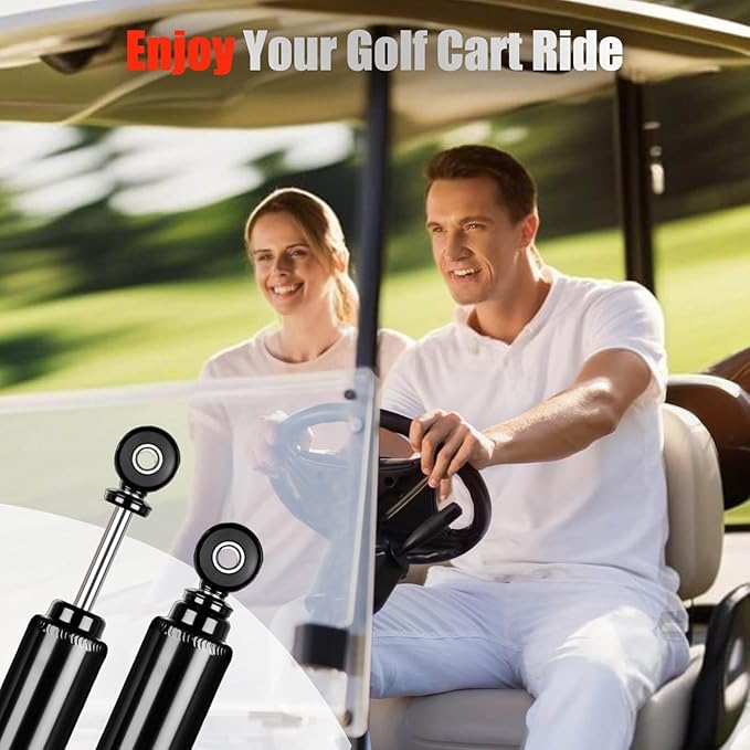 Club Car Front Shocks Golf Cart Shock Absorbers for Club Car DS G&E 1981-2011, Precedent G&E 2004 up, Tempo 2018 up, OEM 1010991, 1014235, 102588601, 2 Pack