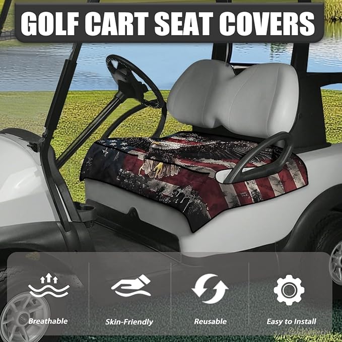 Golf Cart Seat Covers Universal Golf Cart Seat Cover Blanket Cushion Cover Sports Golf Cart Accessories