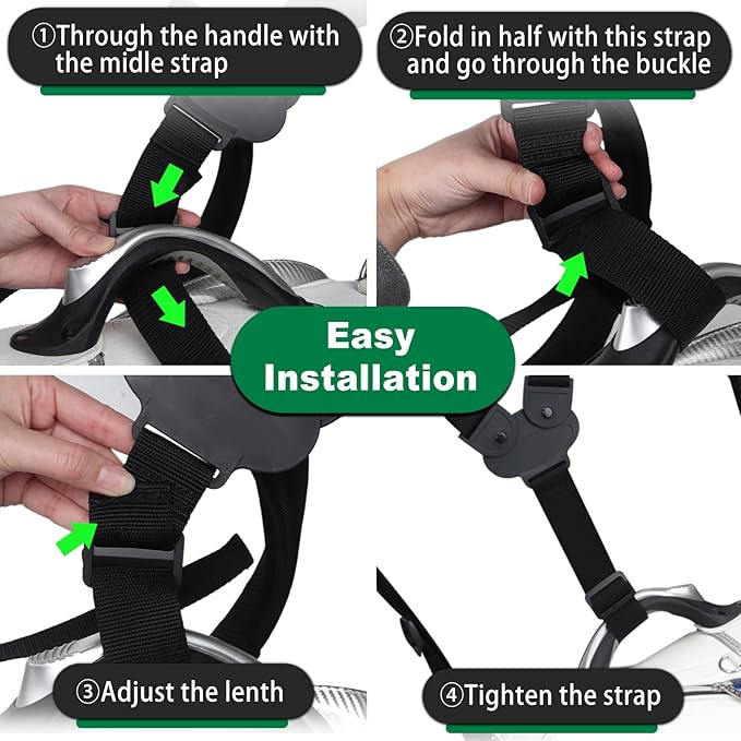 BIG TEETH Golf Bag Straps Swivel Backpack Straps Golf Bag Double Strap, Backpack Straps Replacement Adjustable Bag Strap